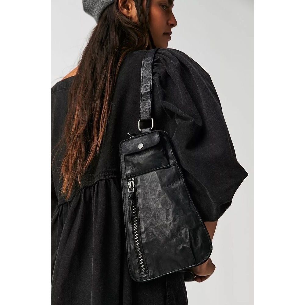 Free People Jagger Leather Sling